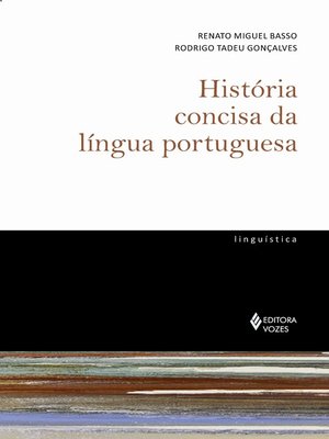 cover image of História concisa da língua portuguesa
